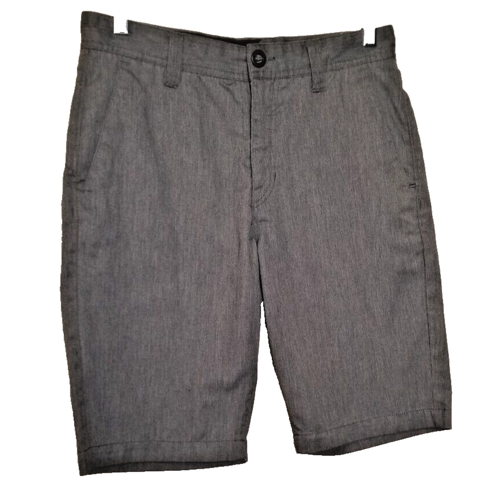 VOLCOM Dress Business Casual Activity Shorts Men's Size 28 Flat Front Gray EUC